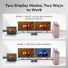 TESmart Thunderbolt 4 KVM Switch 2 Monitors 2 Computers 4K@60Hz, HDMI+DisplayPort KVM Switch Dual Monitor for 1 Laptop (TB4 USB C w/Charging 60W) & 1 Desktop (HDMI 2.0 & DP1.2), Gigabit Network, EDID view 4