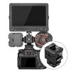 Ubxvamm Aluminum Triple Cold Shoe Mount Bracket for Camera Flashes, Microphones and Light Accessories view 2