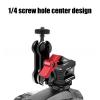 Ubxvamm Aluminum Triple Cold Shoe Mount Bracket for Camera Flashes, Microphones and Light Accessories view 4