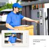 Wired Video Apartment Intercom System,6 Units 7 inch Monitor Video Door Phone Kit,Indoor Outdoor Video Doorbell, ID Card Unlock, 2 Way Audio, 6-Screen for Home Apartment (1 Doorbell+8 Monitor) view 4