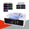 HANNLOMAX HX-336CD CD Player with Alarm Clock Radio, 1.2" RGB LED Display, Bluetooth, Digital Clock with Dual Alarm, Aux-in, AC Operation only. (White) view 3