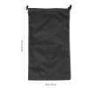 LOGOFUN Drawstring Carrying Bag Tripod Selfie Stick Storage Bag Tripod Storing Case with Strap for Outdoor Tarvel Supply - Black 25 * 45CM view 2