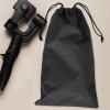 LOGOFUN Drawstring Carrying Bag Tripod Selfie Stick Storage Bag Tripod Storing Case with Strap for Outdoor Tarvel Supply - Black 25 * 45CM view 3