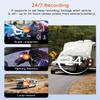 4 Channel 1080P H.265 Dual 512 GB Vehicle Car Mobile DVR System Video Recorder Loop Record with IR Night Vision Waterproof Front Side Backup Camera and 7 inch VGA Monitor for RV Truck Bus Camper Van view 3