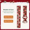 Christmas Sport Band Compatible with Fitbit Versa 4 Bands/Versa 3 Bands & Sense 2/Sense Bands for Women Men, Soft Strap Accessories for Fitbit Sense/Sense 2/Versa 4/Versa 3 Watch,Plaid Snowflakes view 4