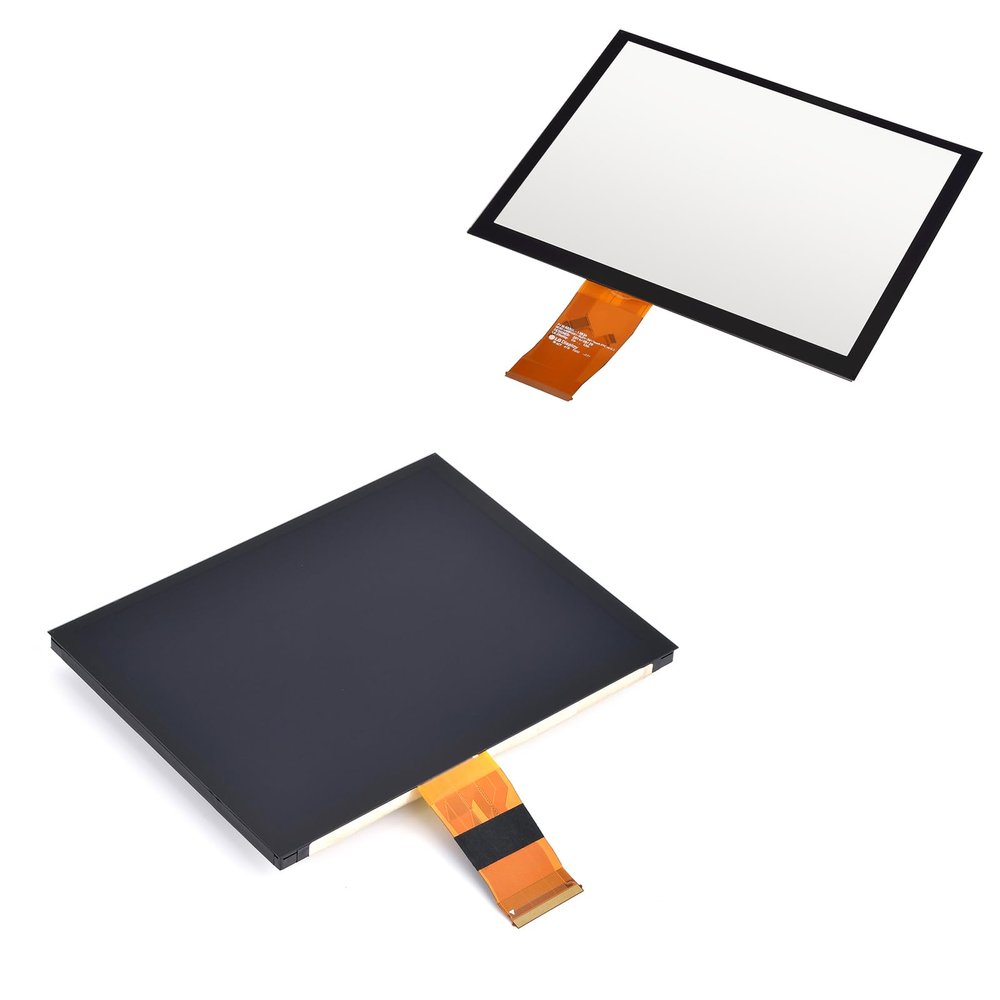 8.4" Uconnect Touch Screen Digitizer Compatible with Ram 1500 2500 3500 Chrysler Dodge Durango Challenger Grand Cherokee Wrangler 2017 2018 2019 2020 2021 Radio Navigation LA084X01(SL)(01)(02)