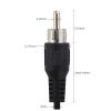 2PCS Universal RCA Male Plug Jack Repair Wire Cable RCA to Bare Cable Cord view 2