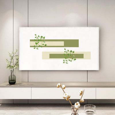 TV Covers 32-85 Inches Tv Screen Cover Universal All-inclusive Elastic LCD LED TV Dustproof Sun Protection Modern Simple Hanging TV Display Protectors Home Art Decoration Cover-White-3||32-39 inch