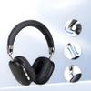 BEVCEFCC Over Ear Bluetooth Headphones, Foldable Headphones Wireless, Comfortable Fit, Foldable Lightweight Headset, Bluetooth Headphones with Microphone for Phone PC Travel (Black) view 1
