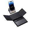 Foldable Keyboard, Tri-Fold Portable Wireless Bt Keyboard with Touchpad Travel Pocket Keyboard Multi Devices Tablet Phone Computer External Universal Keyboard view 1