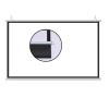 30in 40in 50in 60in 72in Projector Screen, Portable 16:9/4:3 4K HD Indoor Outdoor Projection Screen Manual Pull Down, Movie Screen for Indoor Outdoor Home Theater Backyard Cinema(16:9,30in) view 1