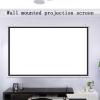 30in 40in 50in 60in 72in Projector Screen, Portable 16:9/4:3 4K HD Indoor Outdoor Projection Screen Manual Pull Down, Movie Screen for Indoor Outdoor Home Theater Backyard Cinema(16:9,30in) view 2