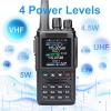 Dual Band DMR Handheld Mobile Two-Way Radio AT-D168UV, VHF/UHF Digital/Analog TRANSCEIVER, APRS-10K Talk Groups and 500K Digital Contacts 2 Batteries for Team Work view 3