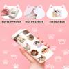100 Pcs Funny Meme Stickers, Holographic Sparkly Cute Cat Stickers for Water Bottles, Laptops, Skateboards, Vinyl Waterproof, Cool Pet Sticker, Cat Birthday Party Supplies view 2