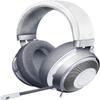 HOUDISAM On-Ear Headphones with Microphone, Lightweight Folding Stereo Bass Headphones with No-Tangle Cord(White) view 1