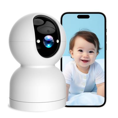 RICHCHO 2K WiFi Security Camera for Baby Monitoring, Pan/Tilt Indoor Home Camera with Motion Detection & Tracking, 2-Way Audio, Color Night Vision, 24/7 Cloud & SD Storage, Alexa Compatible