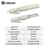 fyboptwu - 20 PCS LC Mutilmode Fiber Optic Quick Assembly Connector Fiber Optic Fast Connectors 50/125 Mechanical Connectors Adapter for 0.9/2.0/3.0/2.0 * 3.0mm Multimode Fiber Cable view 3