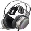 HOUDISAM Over-Ear Headphones with Microphone, Lightweight Foldable & Portable Stereo Bass Headphones(Gray) view 1