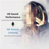 HOUDISAM Noise Cancelling Over-Ear Headphones with Microphone, Connectivity, and 8 Hours of Playtime view 4