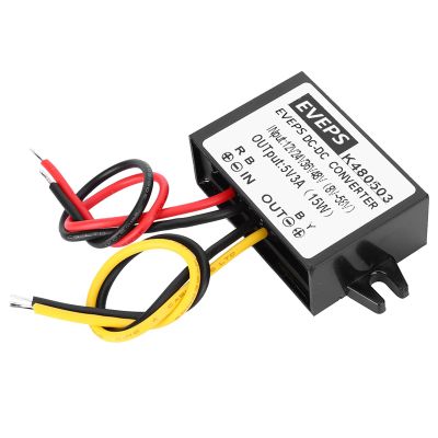 DC DC Step Down Converter Power Supply Module 12V/24V/36V/48V to 5V 3A