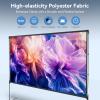 BladeCine 120-Inch Projector Screen with Stand, Portable 16:9 4K HD Wrinkle-Free Movie Screen, Lightweight Indoor Outdoor Projection Screen with Carry Bag for Backyard Movie Night view 3