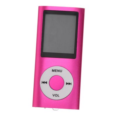 Yardenfun Compact Digital Music Player Screen Pink Player Photo Viewer USB Port Lightweight and Portable for Music and Video Enjoyment