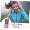 Yardenfun Compact Digital Music Player Screen Pink Player Photo Viewer USB Port Lightweight and Portable for Music and Video Enjoyment view 2