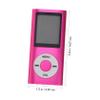 Yardenfun Compact Digital Music Player Screen Pink Player Photo Viewer USB Port Lightweight and Portable for Music and Video Enjoyment view 4