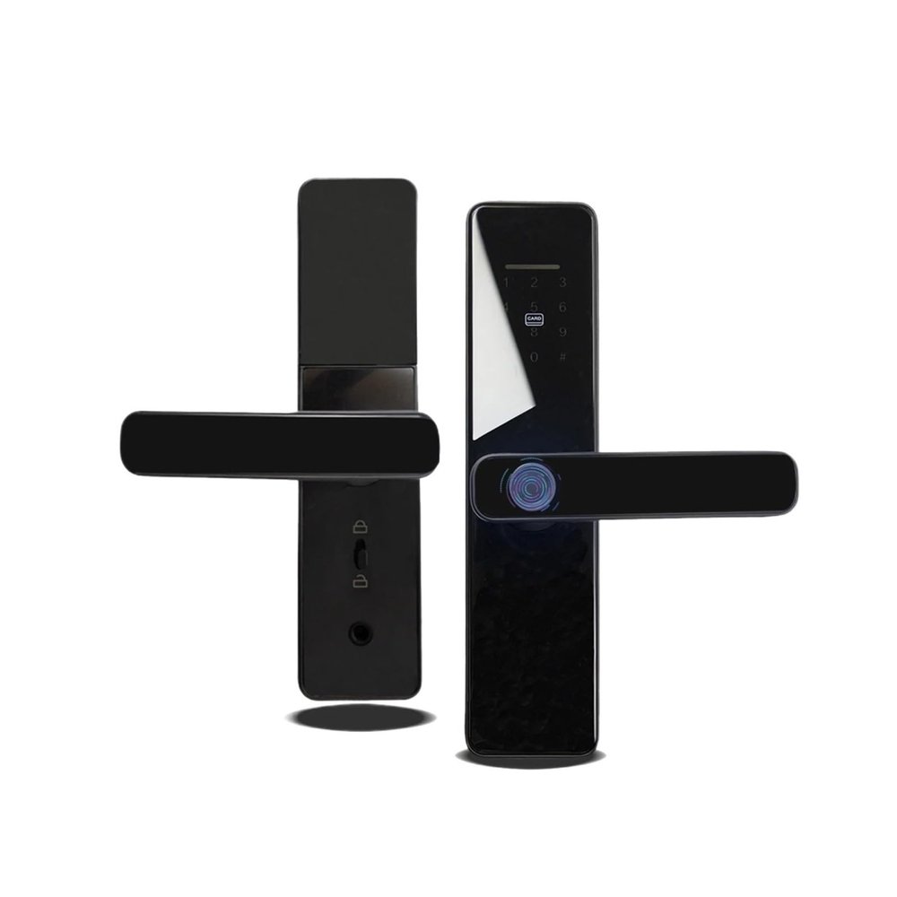 KIEEQGAK Tuya WiFi Smart Door LockDigital Electronic LockOne-Click Biometric LockFingerprint LockSuitable for Entrance Door(240 5050)