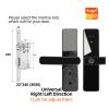 KIEEQGAK Tuya WiFi Smart Door LockDigital Electronic LockOne-Click Biometric LockFingerprint LockSuitable for Entrance Door(240 5050) view 2