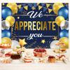 20X10ft Thank You Banner Photo Backdrop We Appreciate You Photography Background, Medical Assistant Decorations Employee Backdrops Photo Booth Prop Wall Decor Tablecloth view 4