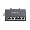StarTech.com 5-Port Unmanaged Industrial Network Switch, 100/1000 Ethernet, DIN Rail/Wall-Mount, IP30, -40-167F, 9~60VDC, TAA view 3