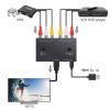 2 Port RCA to HDMI Converter, Dual AV to HDMI Converter, Plug and Play, for VCR DVD Player, TV and Projector view 4