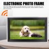15.6in Digital Picture Frame, 128G Digital Photo Frame with Speakers, 16:9 Music and Video Clock Calendar Time Smart Electronic Picture Frames Slideshow (US Plug) view 2