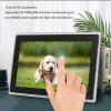 15.6in Digital Picture Frame, 128G Digital Photo Frame with Speakers, 16:9 Music and Video Clock Calendar Time Smart Electronic Picture Frames Slideshow (US Plug) view 3