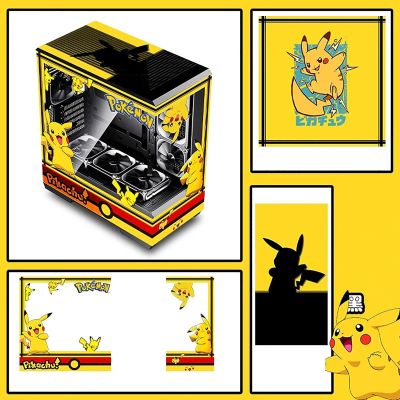 Computer Cases, Mid-Tower PC Gaming Case ATX/M-ATX/ITX - Front I/O TPYE-C Port - Tempered Glass- 10 Fan Installation Position - Water Cooling Installation Ready