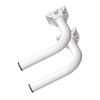 2Pcs Bridge Bracket Mount 150 Adjustable Stainless Steel Universal Antenna J Pole, for Outdoor Security Cameras, Bridges view 2