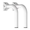 2Pcs Bridge Bracket Mount 150 Adjustable Stainless Steel Universal Antenna J Pole, for Outdoor Security Cameras, Bridges view 4