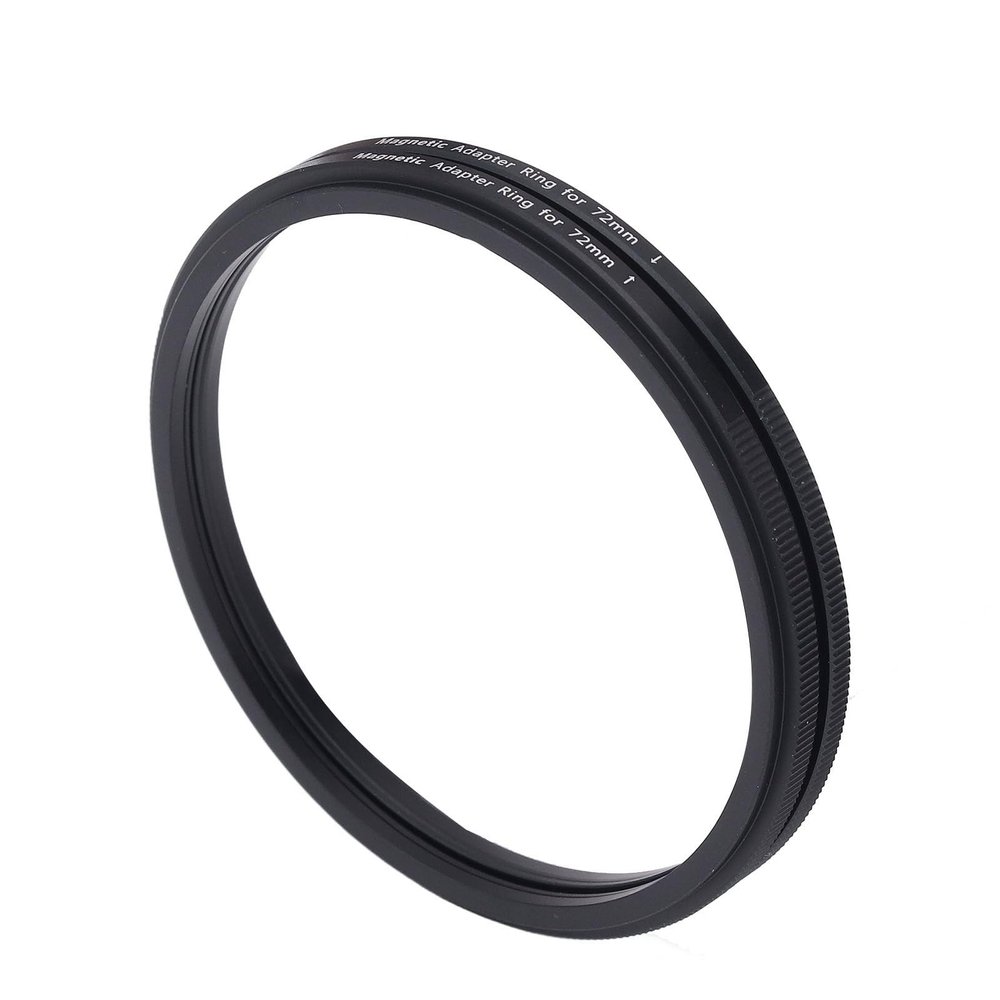 72mm Magnetic Filter Ring Adapter, Aluminum Alloy Camera Lens Filter Adapter Ring for Quick Mount, Lightweight and with CNC Process