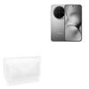 BoxWave Case Compatible with vivo X200 Pro Mini - Elite Leather Messenger Pouch, Synthetic Leather Cover Case Envelope Design - Ivory White view 1