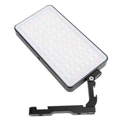 12W RGBWY LED Video Light, Camera Light, Fill Light with Cold Shoe Mount 2700 to 10000K 360 Rotating Stepless Dimming Video Fill Light for Photography