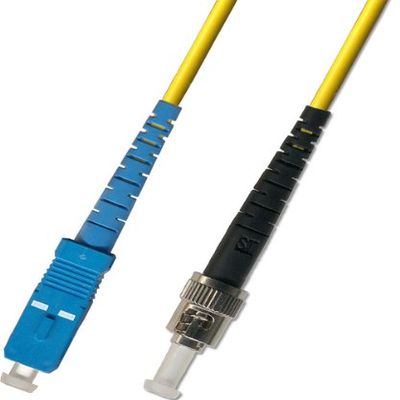 Ultra Spec Cables 1FT (0.3M) - Singlemode Simplex Fiber Optic Cable (9/125) - SC to ST