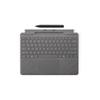 Microsoft Surface Pro Keyboard with Pen Storage and Slim Pen 2, for Surface Pro 11, 9 and 8, Instant Copilot, 4,096 Pressure Levels, Zero Force Inking, Alcantara Material, Magnetic, Platinum view 1