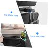 HOMSFOU Car Tablet Holder Headrest Mount for Tablets and Phones Rotatable Design for Backseat Convenience Compatible Car Models view 2