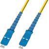 100M - Singlemode Simplex Fiber Optic Cable (9/125) - SC to SC view 1