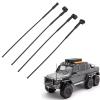 Simulation Antenna, 4pcs Decoration Accessories Compatible with UTB10 Capra RC Crawler Car Increase Authenticity view 3