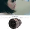 10mm T2.1 Cinema Lens, APS C 260 Degree Ultra Long Focus Large Aperture, Manual Focus Cine Lens for R RP R5 R6 R3, Cinema Lens with Half Frame, Optical Glass, 10mm Focal Length view 2