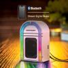 Crosley CR3046A-PI Mini Jukebox Portable Bluetooth Speaker with LED Lights and Microphone, Pink view 4