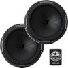 KICKER Subwoofer Package of 2 Items: 15" CompQ Subwoofers DVC 2-ohm (Pair) - 2X 51CWQ152 Subs view 1