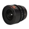 10mm T2.1 Cinema Lens, APS C 260 Degree Ultra Long Focus Large Aperture, Manual Focus Cine Lens for R RP R5 R6 R3, Cinema Lens with Half Frame, Optical Glass, 10mm Focal Length view 1